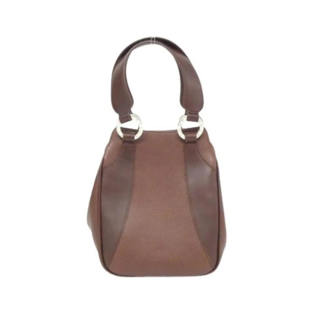 Bvlgari Vintage Pre-owned Vintage Håndtaske - Vintage - Dame - Brun - ONE SIZE - Læder