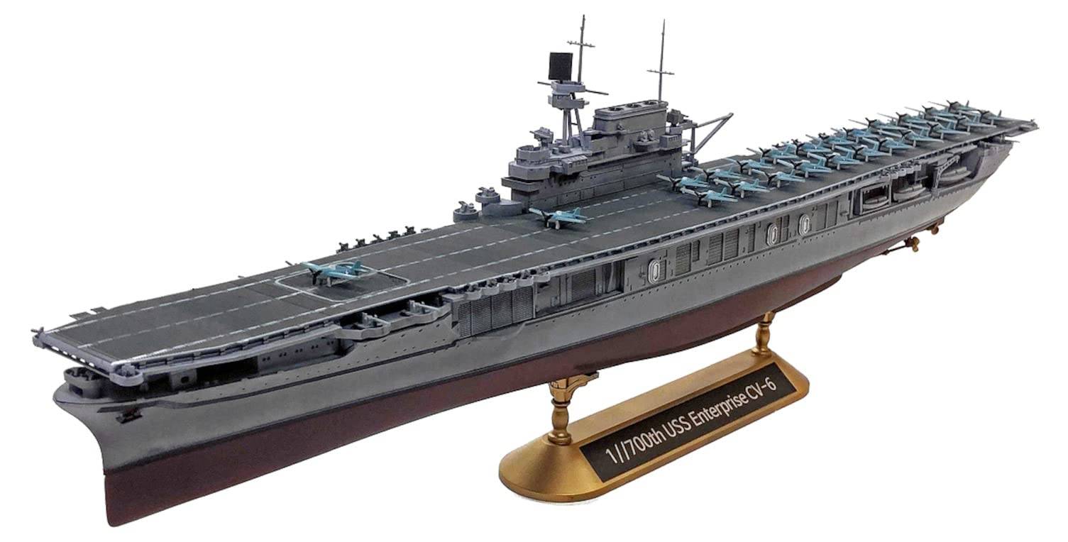 Academy US Navy Aircraft Carrier Enterprise Midway Operation Plastic Model 14409 1/48 CV-6