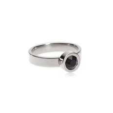 Blomdahl Ring NT Grand Bezel Black Stål - 18 mm