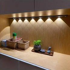 Laddningsbart Led Kropp Rörelse Sensor Lampa , Självhäftande , Trådlös , Sladdlös , För Skåp , Skohylla , Ingång , Med 3 Färger , Cat Eye Rörelse Sens - Multifärgad (Vit 20 cm,Vit 30 cm,Vit 40 cm,Vit 50 cm,Svart 20 cm,Svart 30 cm,Svart 40 cm,Svart 50 cm)