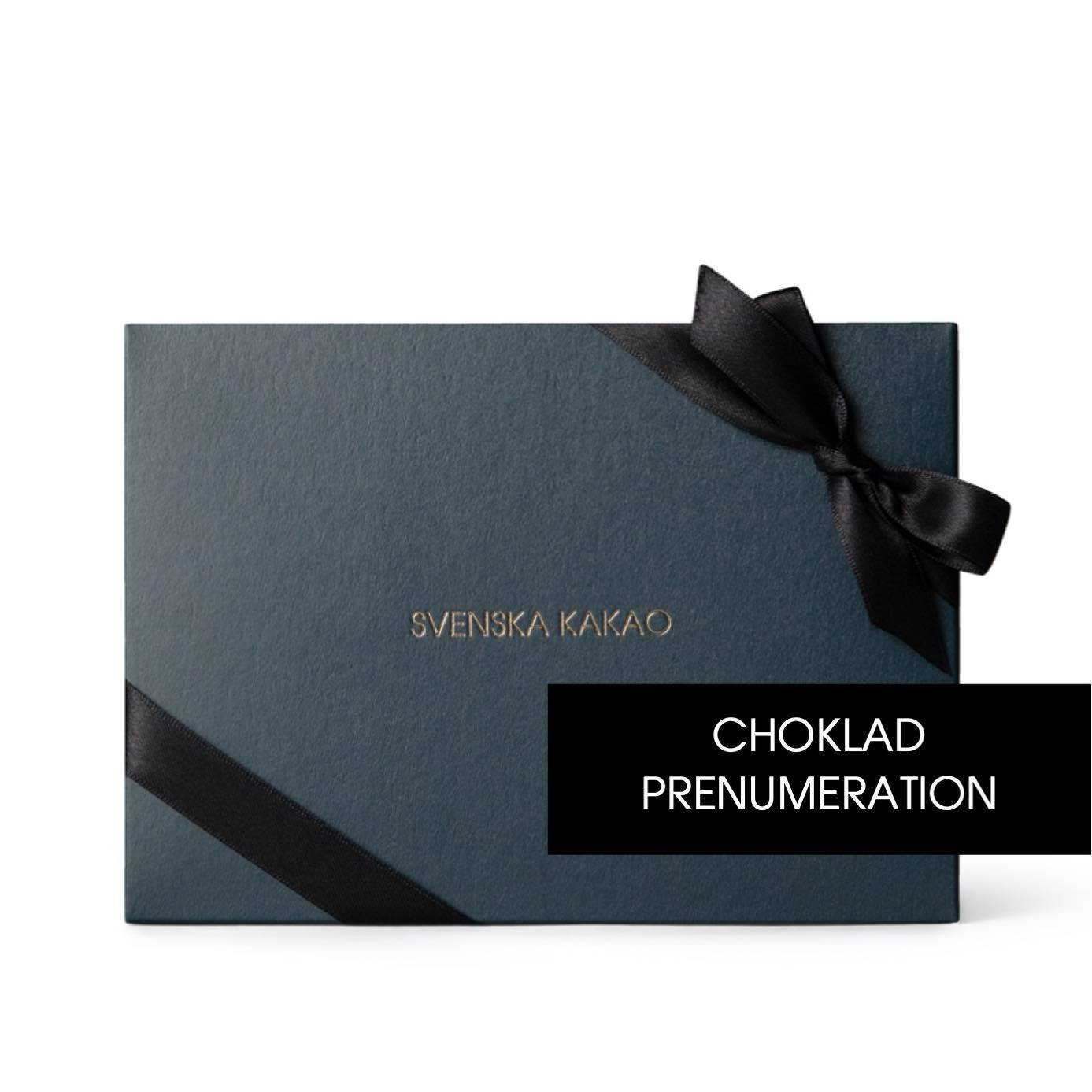 Chokladprenumeration av 10 handgjorda praliner i presentask