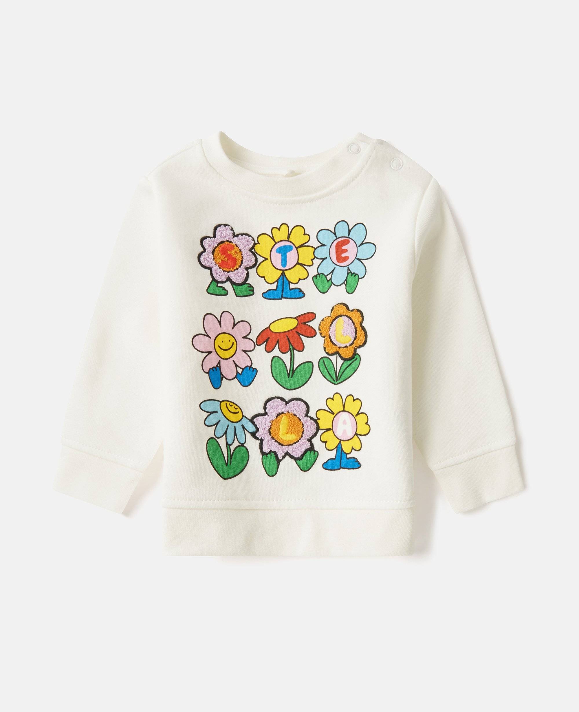 Stella McCartney - Flower Graphic Crewneck Sweatshirt, , Size: 9m