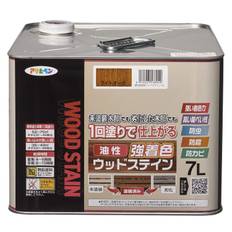 Asahipen Strong Colored Wood Light For Outdoor Wood 1 High Mildew Insect Made in Japan Paint, Oil-based Stain, 7L, Oak, Oil-based, Wood, Protection,