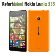 Renoverad Nokia Lumia 535 Original Quad Core Dual SIM/enkel sim olåst Mobiltelefon Fönster mobiltelefon