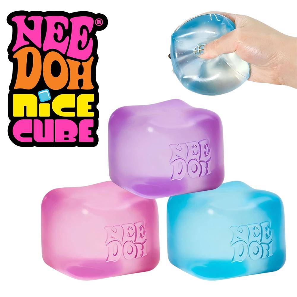 Schylling Needoh Nice Cube Sensorisk Klämleksak Med Super Solid Kläm Avstressande Ångest Sensorisk Leksak 2,25  Kub Festpresenter