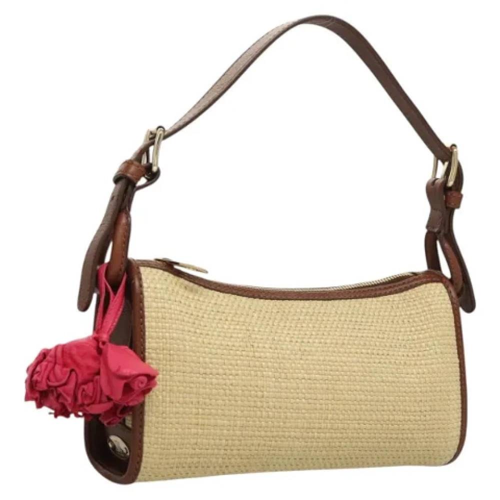 Celine Vintage Pre-owned Stof celine-tasker - Vintage - Dame - Beige - ONE SIZE - Uld