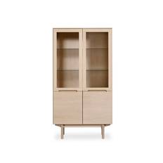 Skovby SM 307 Vitrine eg hvidolie