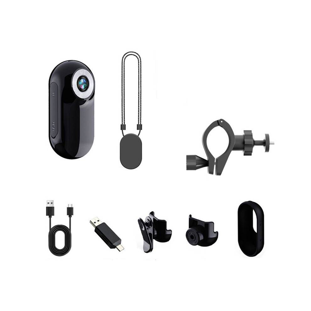 Camera 1080P HD 0.96 Inch Screen Action Camcorder Bodycam Digital Video Audio Recorder Black