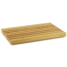 Skærebræt ESSENTIALS 45 x 29,5 cm, til brød, egetræ, Jack & Lucy