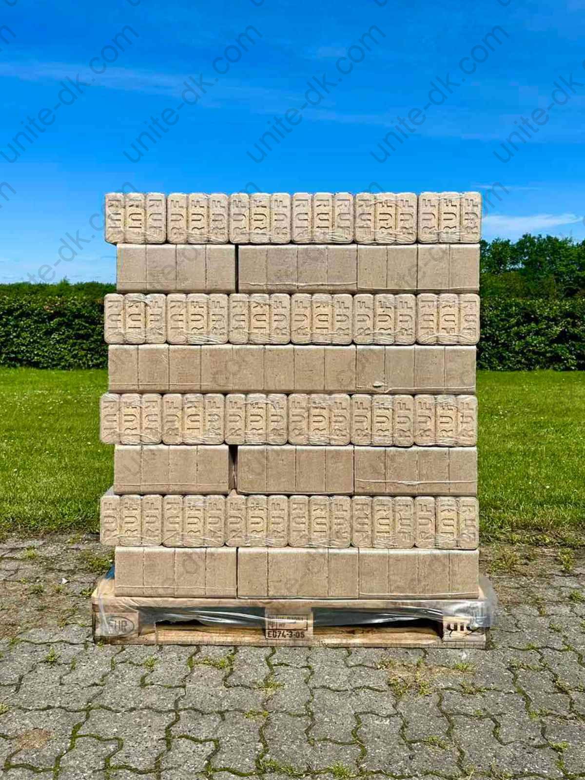 RUF træbriketter Verba 10 kg / 960 kg Nåletræ