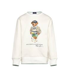 RALPH LAUREN KIDS Polo Bear Fleece Sweatshirt |Vit |132-137
