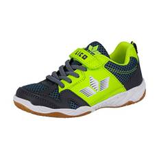 Lico Sport VS Unisex Barn Träningsskor inomhus, Antracit/citrongul, 39 EU