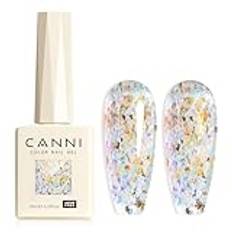 CANNI UV-gel nagellack glitter nagellack gel nagellack polish färggel för gelnaglar UV lack blötläggning av gellack för UV-lampa 8079