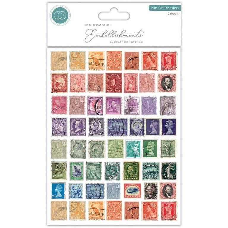 Rub on Transfers - 2st ark - Used Stamps