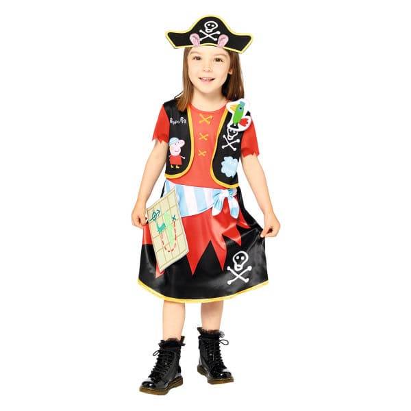 Greta gris piratkostym för 3-4 år
