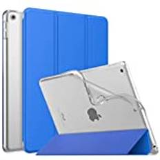 MoKo for iPad 10.2 Case for iPad 9th Generation 2021/ iPad 8th Generation 2020/ iPad 7th Generation 2019, Soft Frosted Back Cover Slim Shell Case with Stand for iPad 10.2 inch,Auto Wake/Sleep, Blue