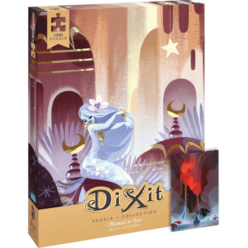 Libellud | Dixit Puzzle Collection | Motiv: Mermaid in Love | 1.000...