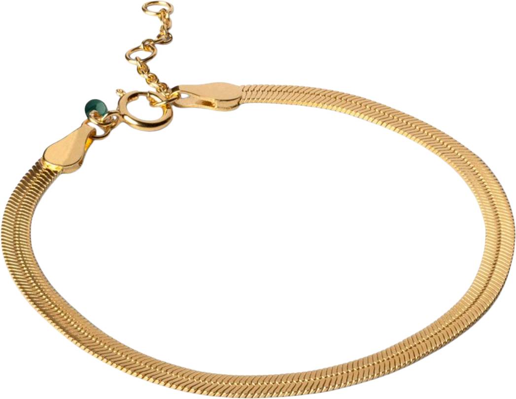 ENAMEL Copenhagen Bracelet, Caroline Dam Kedjearmband Utan Hänge Stl. 15,5 + 1 cm  - 925s/gp (15,5 + 1 + 1 cm)