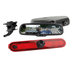 KAMERA KIT CITAN/KANGOO 4.3" SPLIT BAKSPEJL OG DVR DASH-CAM