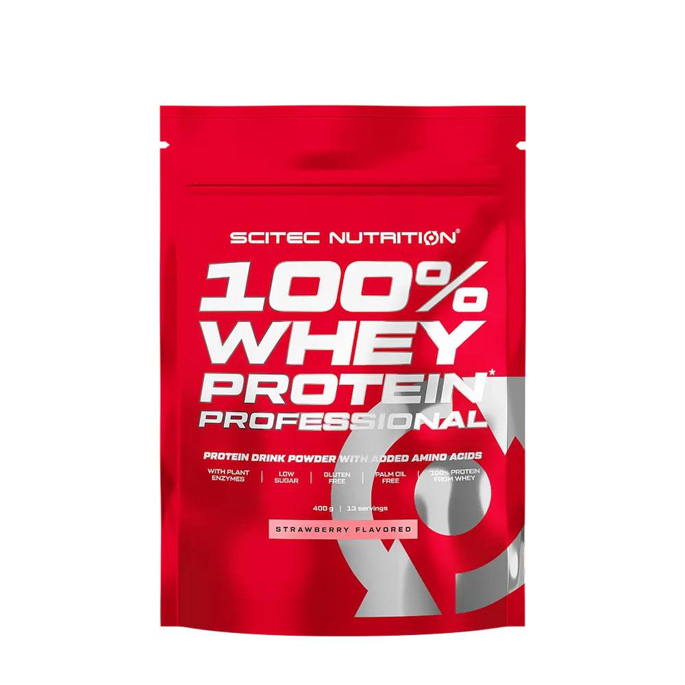 100% Whey Protein Professional - Strawberry 400g - Strawberry - 400 g
