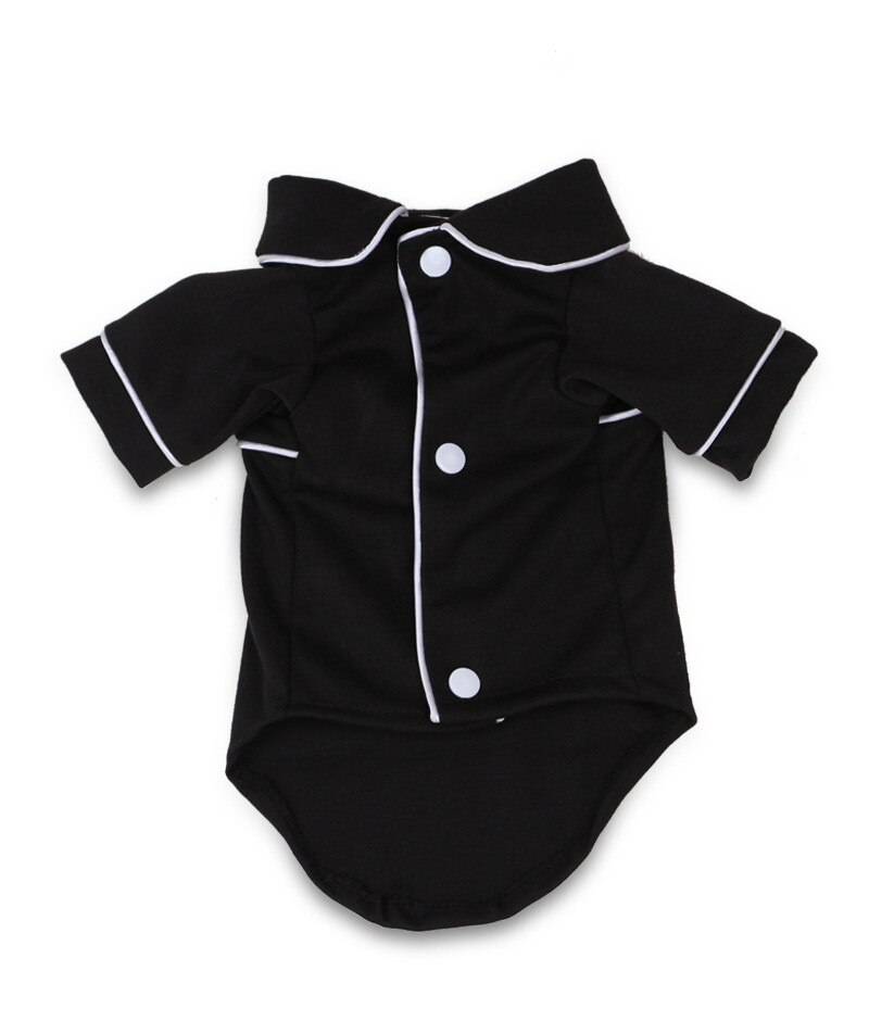 Xs-xl hund pyjamas vinter hund jumpsuit kläder katt valp skjorta husdjur kappa kläder för små hundar fransk bulldog yorkie - Svart / Xl