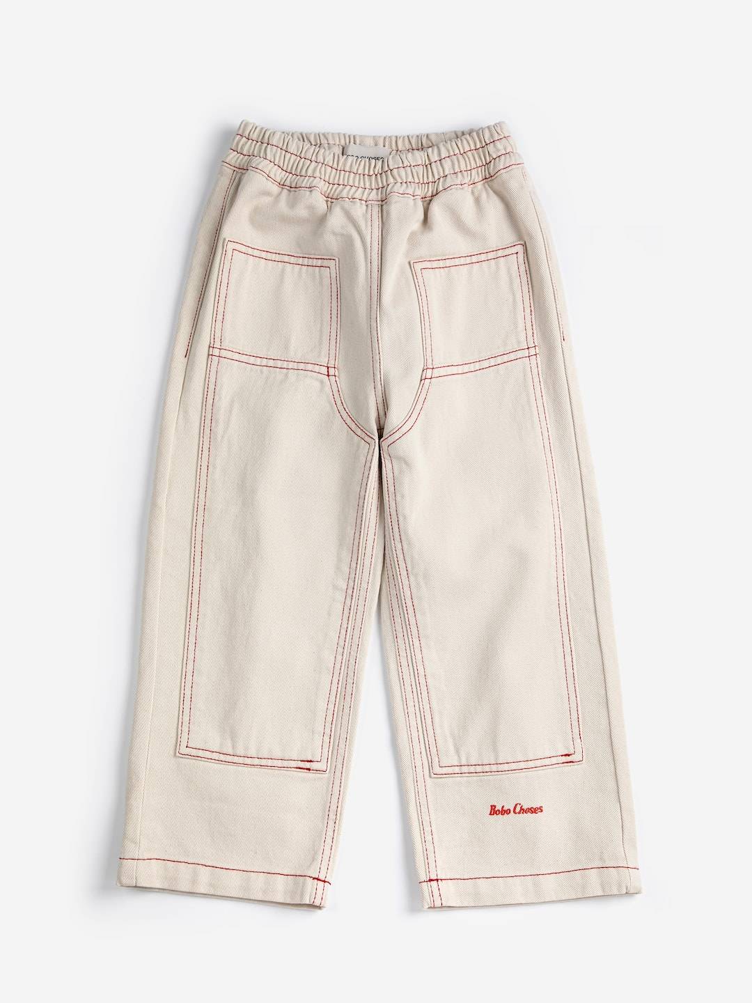 Bobo Choses Bobo Choses Twillbyxa Offwhite Offwhite 8-9 Y Vit 8-9 år Pojkar