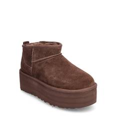 UGG W Classic Ultra Mini Platform Brun