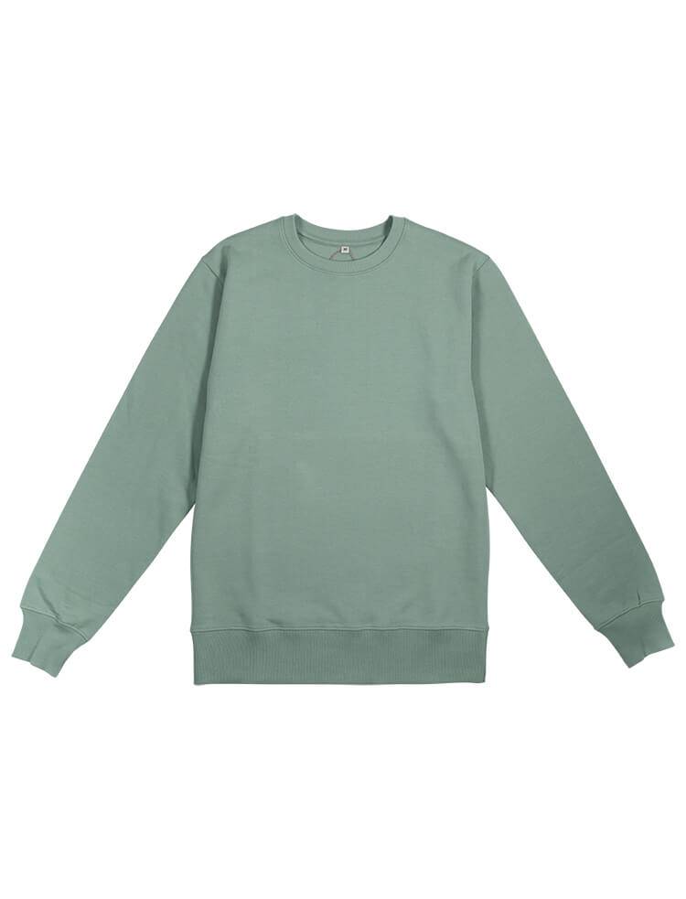 Organic Cotton Sweatshirt: Earth Positive - L / Slate Green (L)