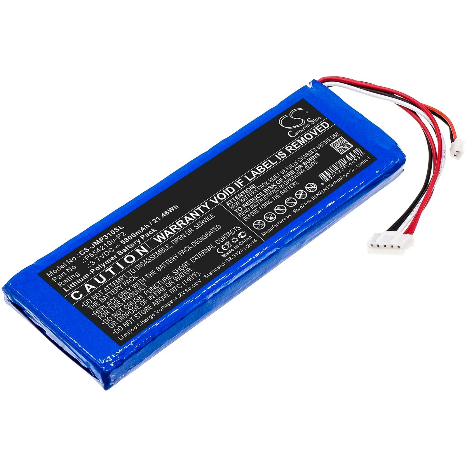 Batteri till JBL Pulse 3 Version 2 - 5.800 mAh