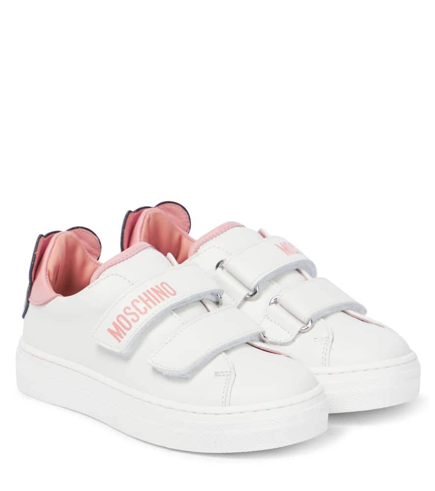 Moschino Kids Leather sneakers