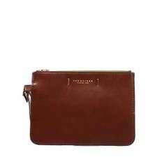 The Bridge, Taske, Dame, Brun, ONE SIZE, Læder, Chiara Flad Håndtaske Clutch Pung