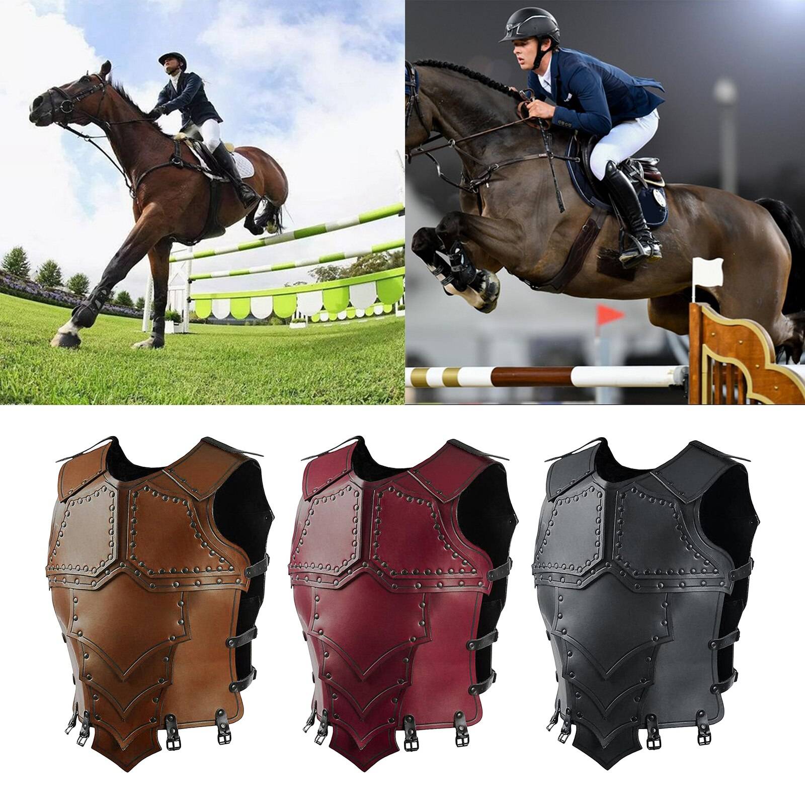 Ridväst Kroppsskydd Unisex - Röd