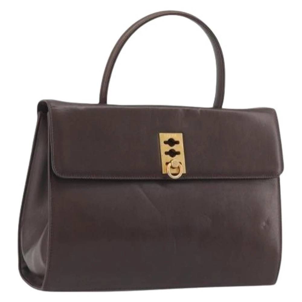 Celine Vintage Pre-owned Vintage Håndtaske - Vintage - Dame - Brun - ONE SIZE - Uld
