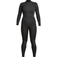 Xcel Womens Axis 5/4mm Back Zip Wetsuit - Black / Blac