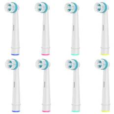 8 Stück Ortho Care Aufsteckbürsten, Kompatibel mit Braun Oral B Elektrische Zahnbürste für die Präzise Reinigung um Zahnspangen.