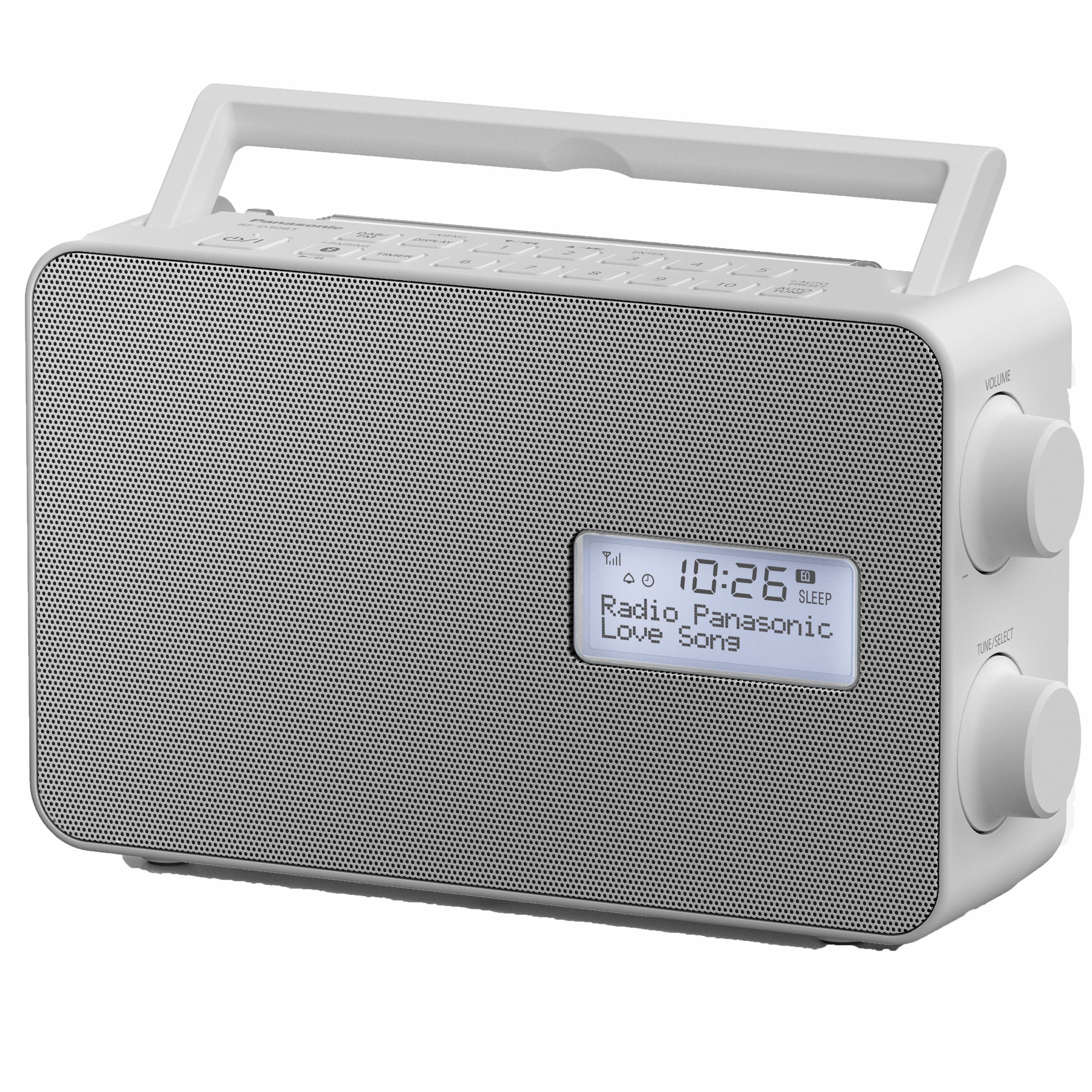 Panasonic Radio DAB+/Bluetooth RF-D30BT Hvid.