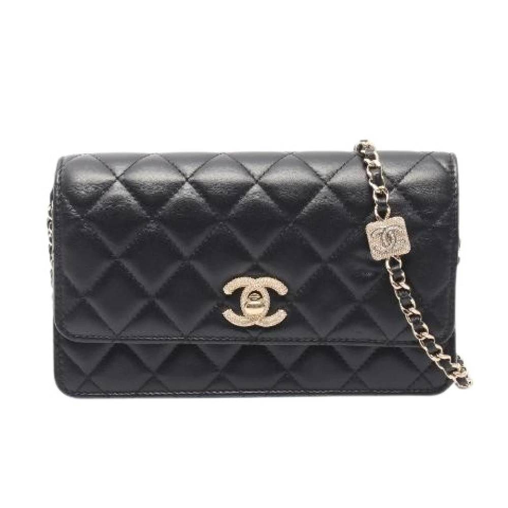 Chanel Vintage - Pre-owned Matelassé Lammskinnsväska med kedja som axelväska Vintage - Dam - ONE Size - Läder