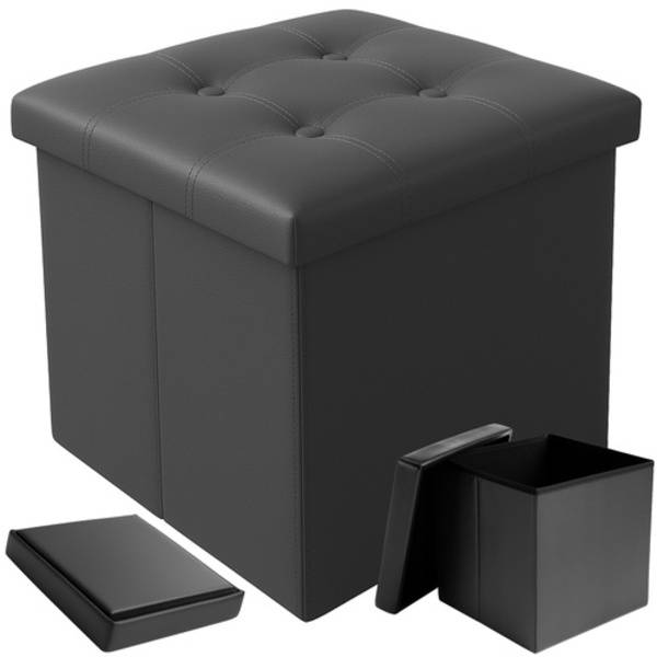 Sittpuff med Förvaring / Fotpall - 38 cm