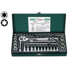 HANS 3640T Hylssats 40 Sexkant, Torx, Torx-TR 3/8