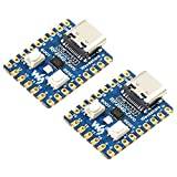 Waveshare RP2040-Zero(2pcs), High-Performance Pico-Like MCU Board Based on Raspberry Pi Microcontroller RP2040 Castellated Module Allows Soldering Direct to Carrier Boards