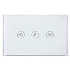 Tuya smart gardinbrytare rullgardin motor väggbrytare smart livsgränsinställning alexa google home touch svart vit panel