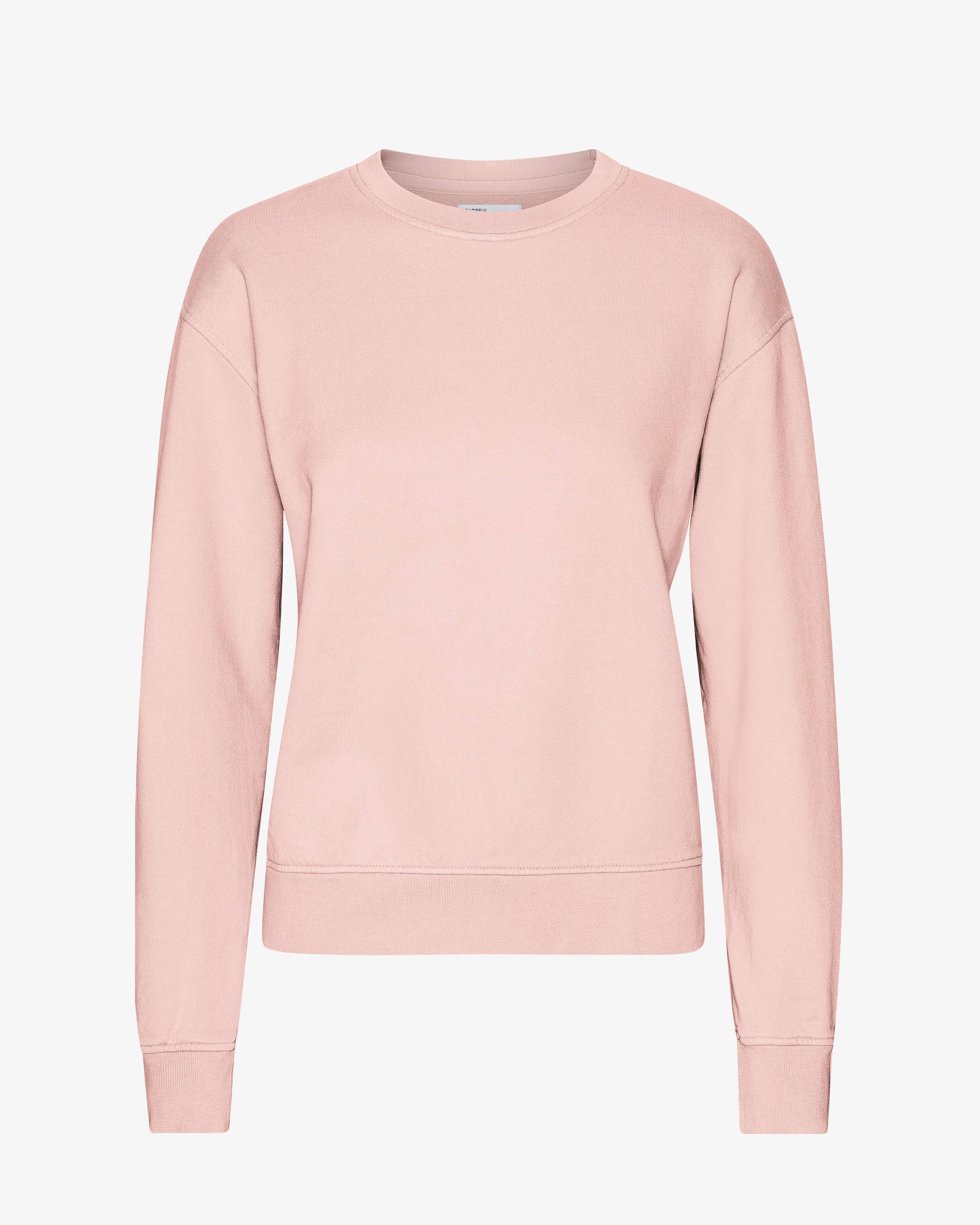 Women Classic Organic Crew - Faded Pink - M