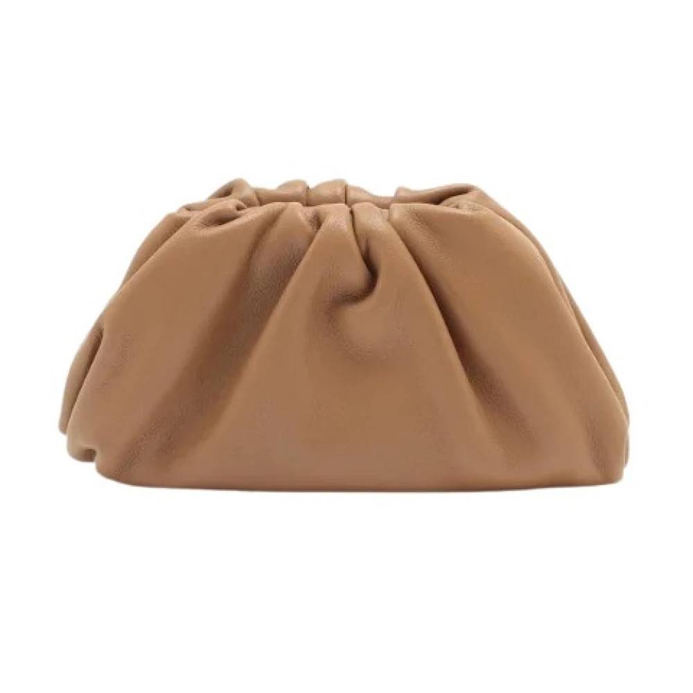 Bottega Veneta Vintage Pre-owned Leather Clutch - Vintage - Dame - Beige - ONE SIZE - Læder