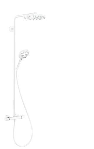 Hansgrohe Raindance Select S 240 Powderrain duschset, matt vit