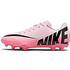 Nike Jr Vapor 15 Club FG/MG fotbollssko, rosa skum/svart, 36,5 EU, Rosa skum svart, 36.5 EU