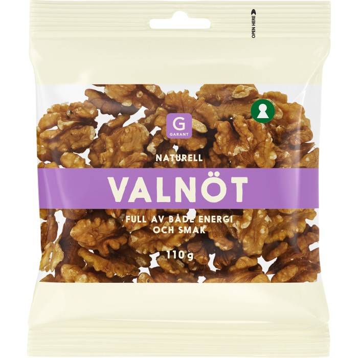 Garant Valnötter Naturell 110g