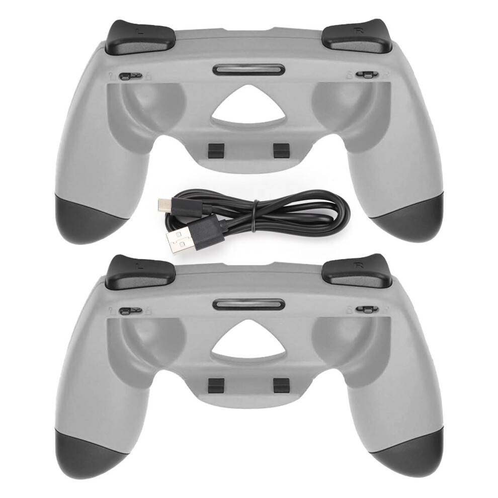 Solide håndgreb til Joy-Con-controllere, svedtæt, skridsikkert, ergonomisk design med følsom respons, gummigreb kompatible med Nintendo Switch