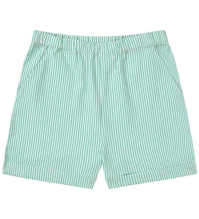 Copenhagen Colors Shorts - Sportig - Skarp Green/Cream - Copenhagen Colors - 4 år (104) - Shorts