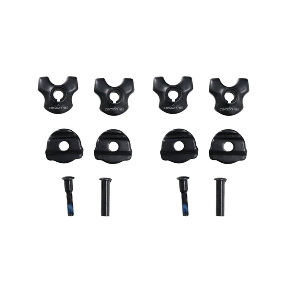 2X Bike Seatpost Clamp for Carbon Saddle Rails Adapter 7X9mm Bicycle Seatpost Tube Oval / Round Clips