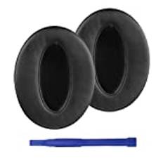 Adhiper HD 450BT öronkuddar/Hörselkåpor Kompatibla med Sennheiser HD 4.50BT, HD 4.50BTNC, HD 4.40BT, HD 350BT Hörlurar,Hörlursdyna med Mjukt Proteinläder & Minnesskum (Svart)
